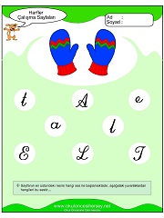 E Sesi Çalışma Sayfaları